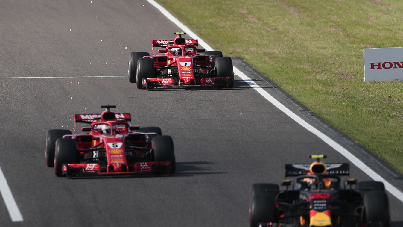 Forma-1, Japán Nagydíj, Max Verstappen, Red Bull Racing, Sebastian Vettel, Scuderia Ferrari 