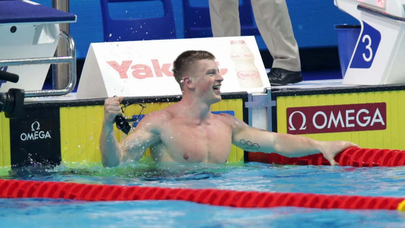 Úszás Vizes VB, FINA2017, 50m férfi mellúszás, Adam Peaty 