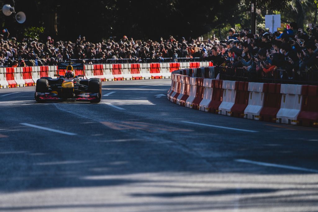 Pierre Gasly Pierre Gasly performs during the Red Bull Showrun Tokyo at Meiji Jingu Gaien Icho Namiki in Tokyo, Japan, on 9th March, 2019. 