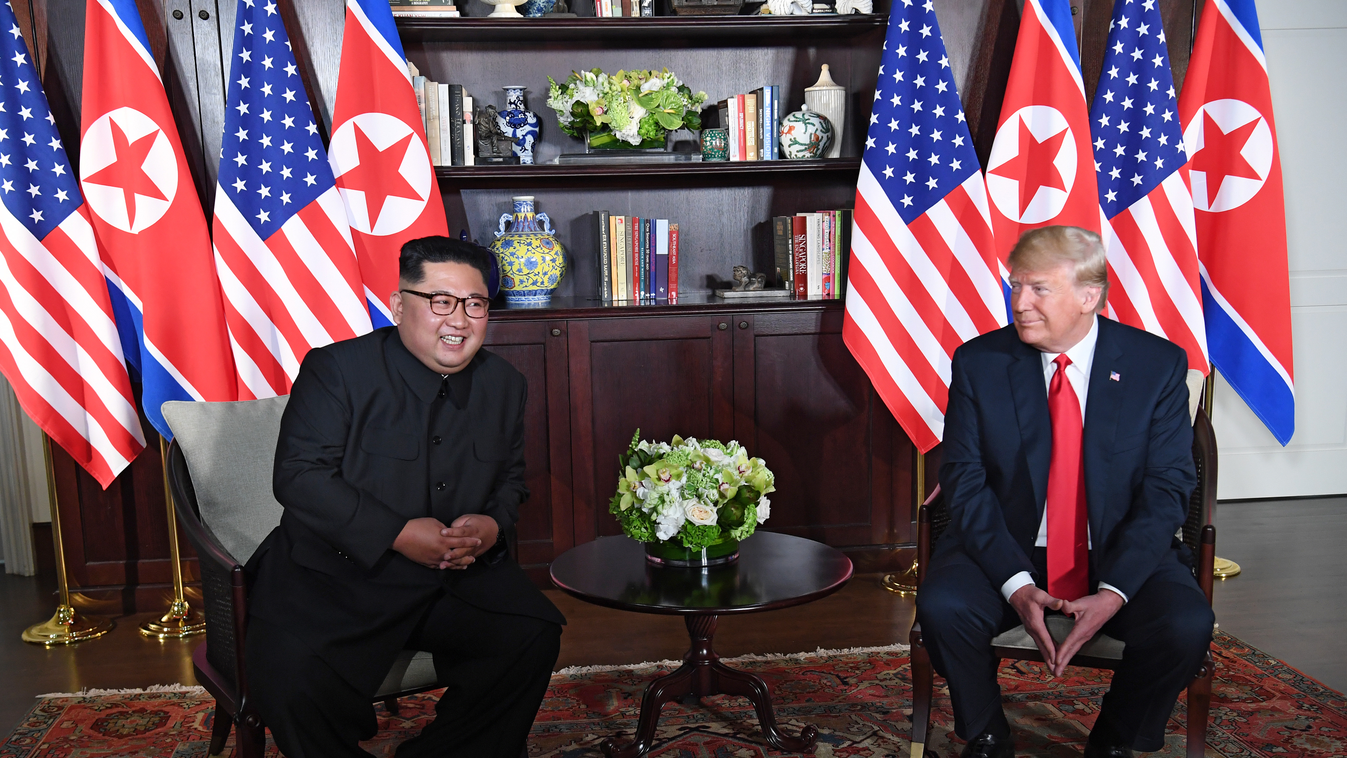 Donald Trump, Ki Dzsongun, csúcstalálkozó, 2018.06.12., GALÉRIA 