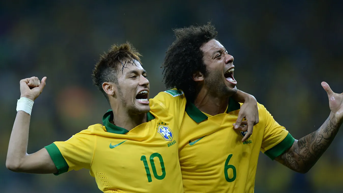 neymar és marcelo, brazil-uruguayi focimeccs