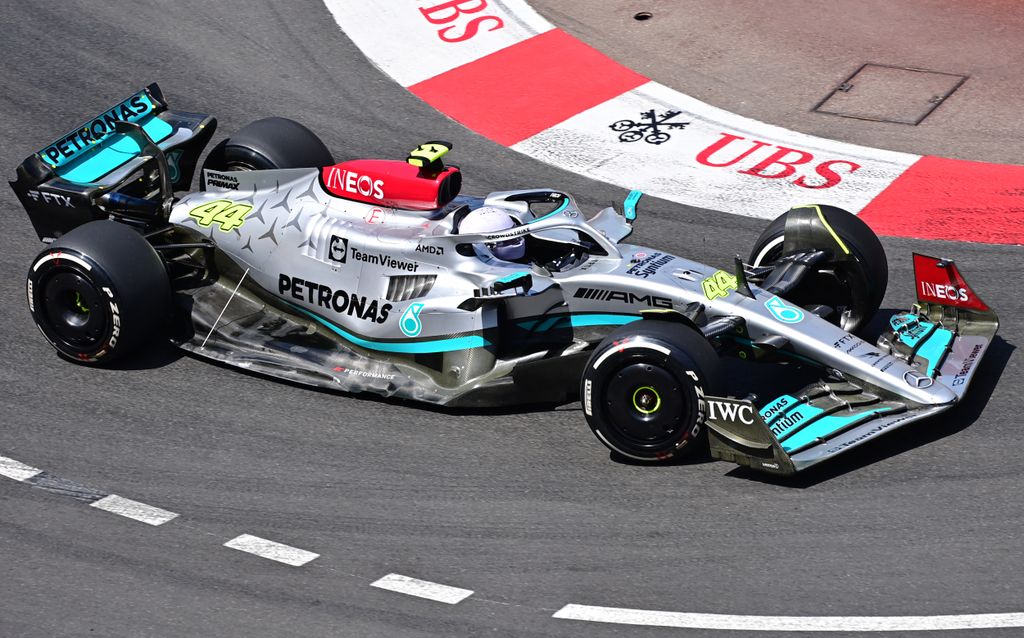 Forma-1, Lewis Hamilton, Mercedes, Monacói Nagydíj 2022, péntek 