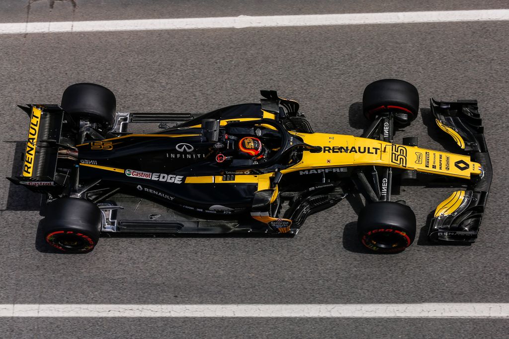 Forma-1-es szezonközi teszt, Barcelona, 1. nap, Carlos Sainz, Renault Sport Racing 