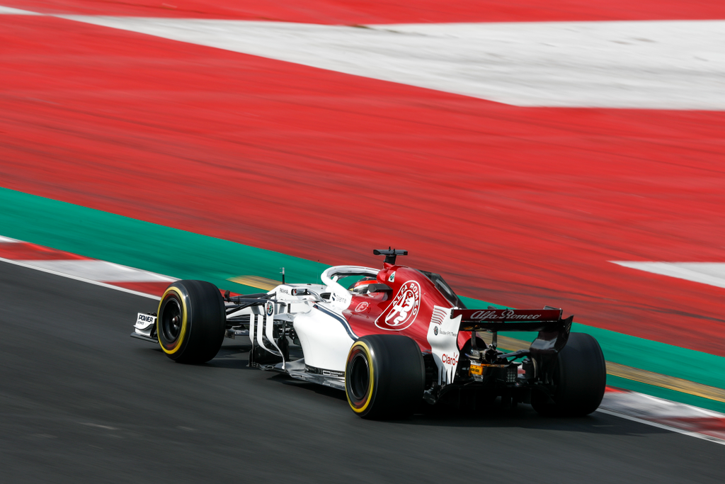 A Forma-1 előszezoni tesztje Barcelonában - 4. nap, Charles Leclerc, Alfa Romeo Sauber 