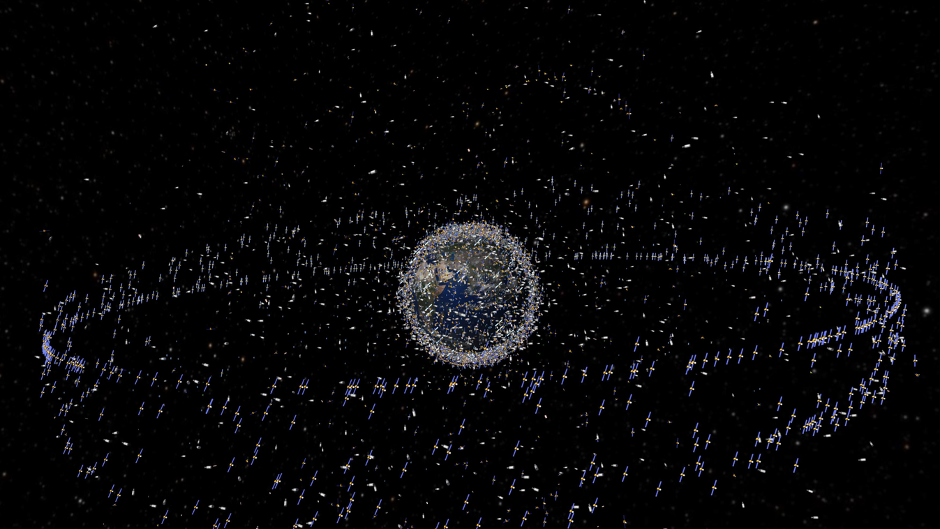 űrszemét space debris, space junk világűr 