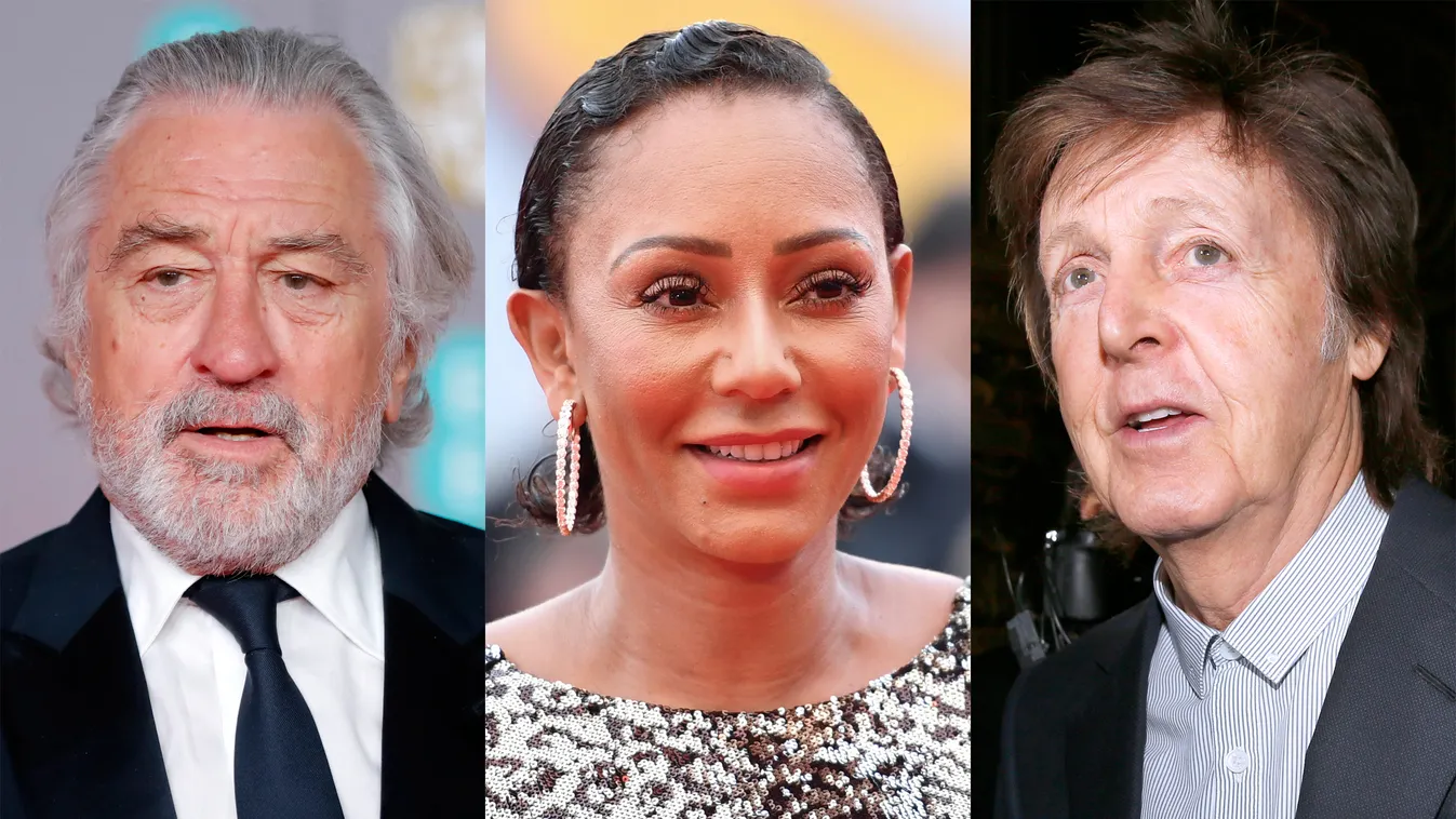 Robert De Niro,  Mel B (a Spice Girlsből),  Paul McCartney 