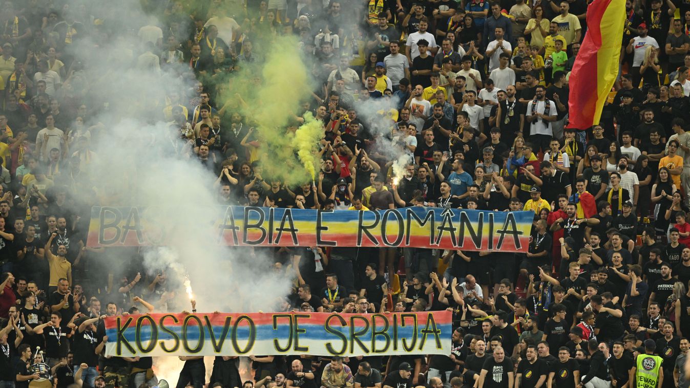Football: Euro 2024, qualifying - 1st round day 6: Group I Romania v Kosovo fbl Horizontal 
