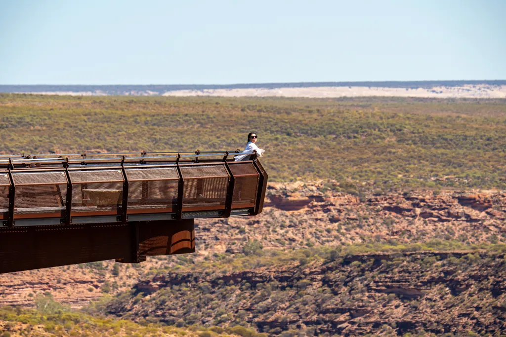 Kalbarri, Skywalk, Ausztrália, kilátó, 