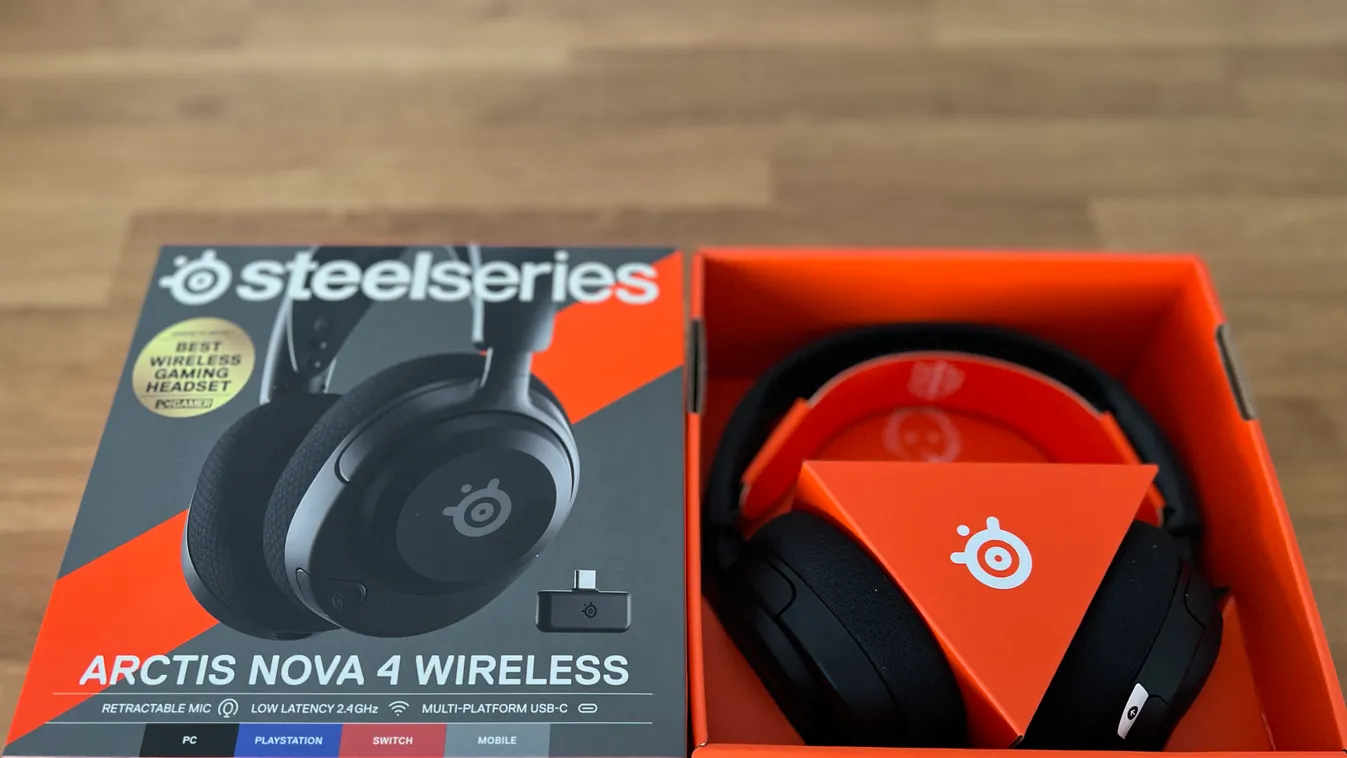 steelseries, arctis nova 4, wireless, headset, gamer, teszt 