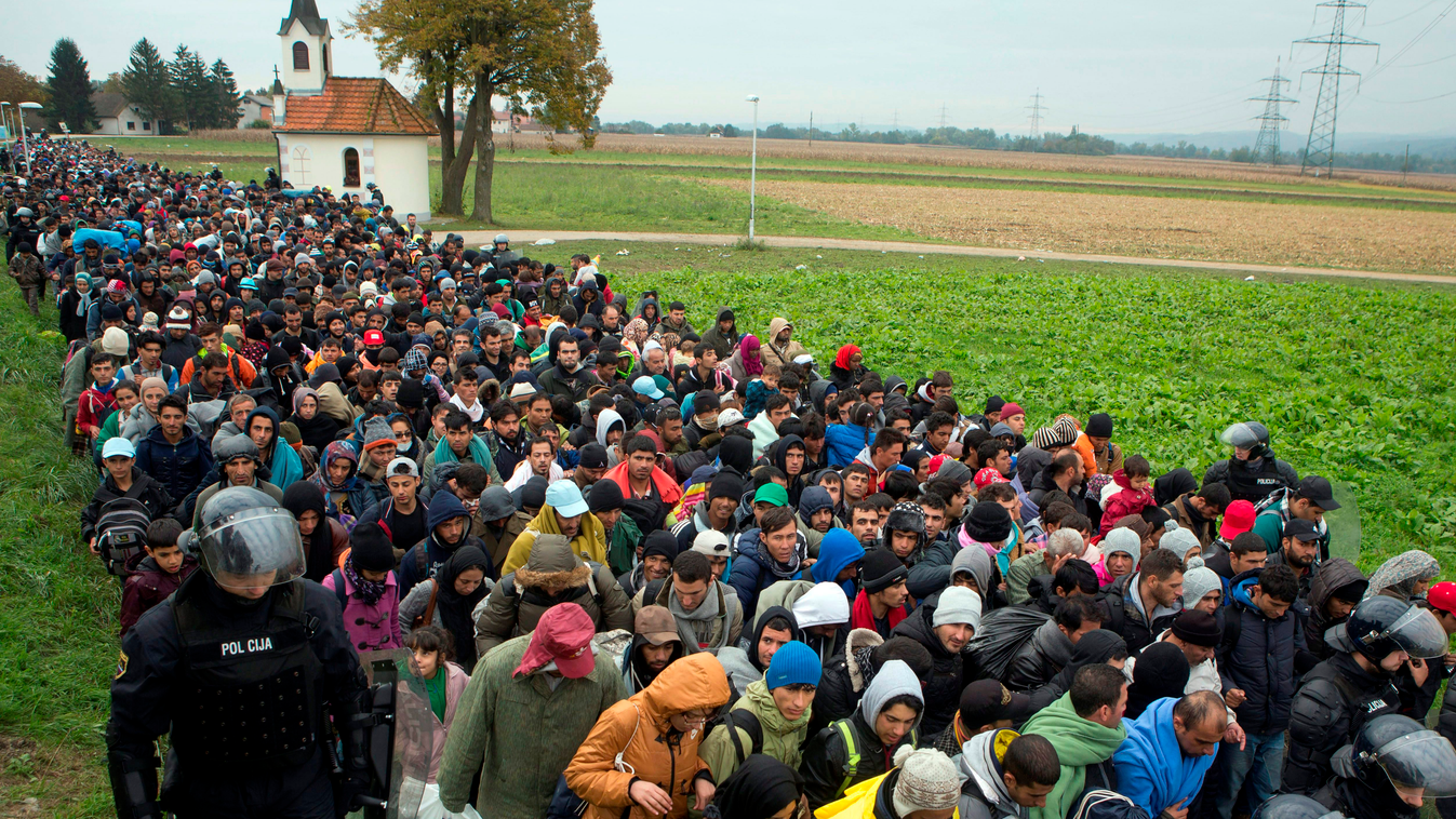 Illegális bevándorlás – Szlovénia, migráns 