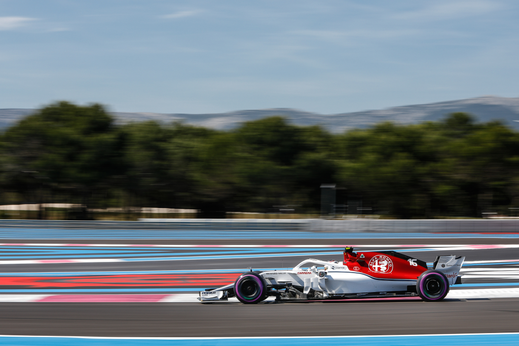 A Forma-1-es Francia Nagydíj szombati napja, Charles Leclerc, Alfa Romeo Sauber 
