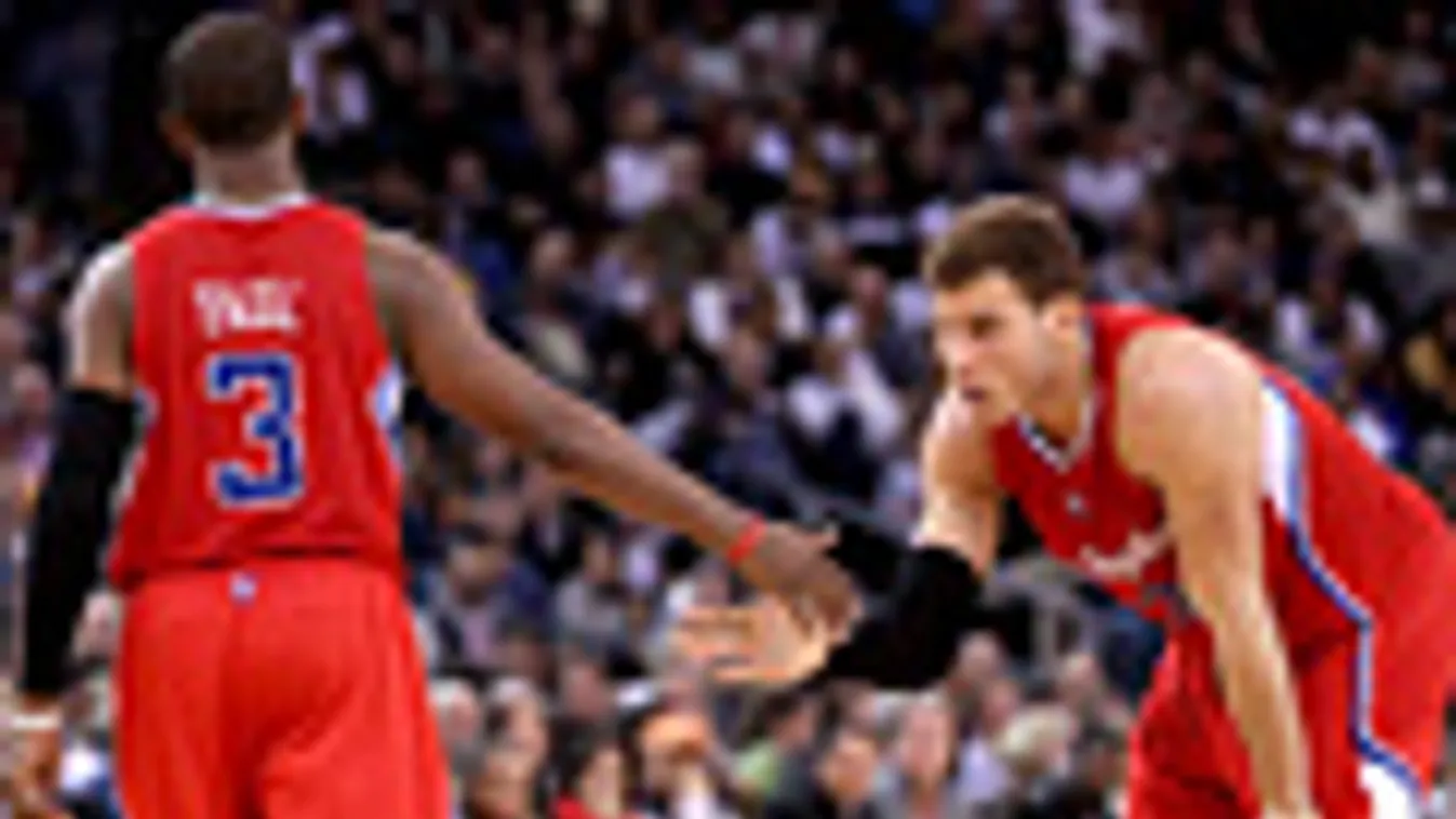 Chris Paul gartulál Blake Griffinnek, LA Clippers 