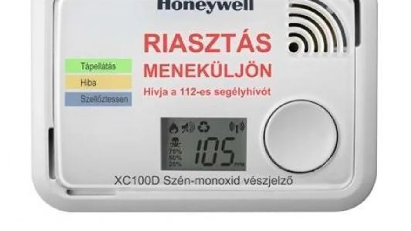 szén-monoxid riasztó 