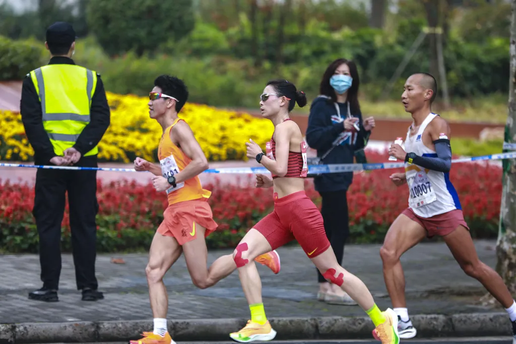 2022 Shanghai Maraton, futás, sport, maraton 