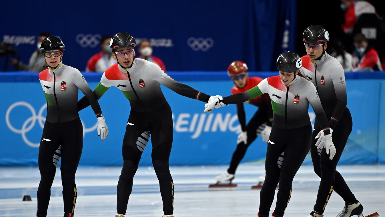 téli olimpia 2020, rövid pályás gyorskorcsolya, vegyes váltó, elődöntő 