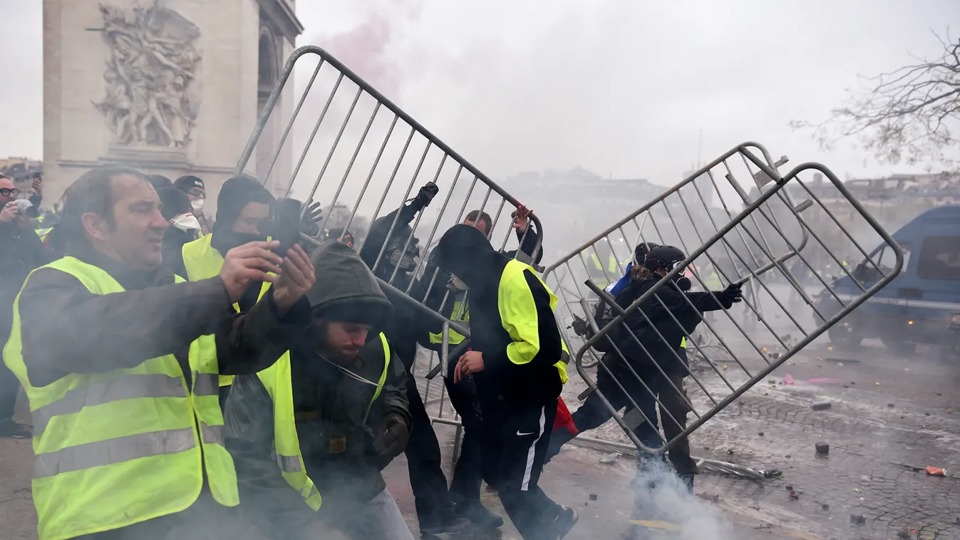 párizs tüntetés 2018 december 1 