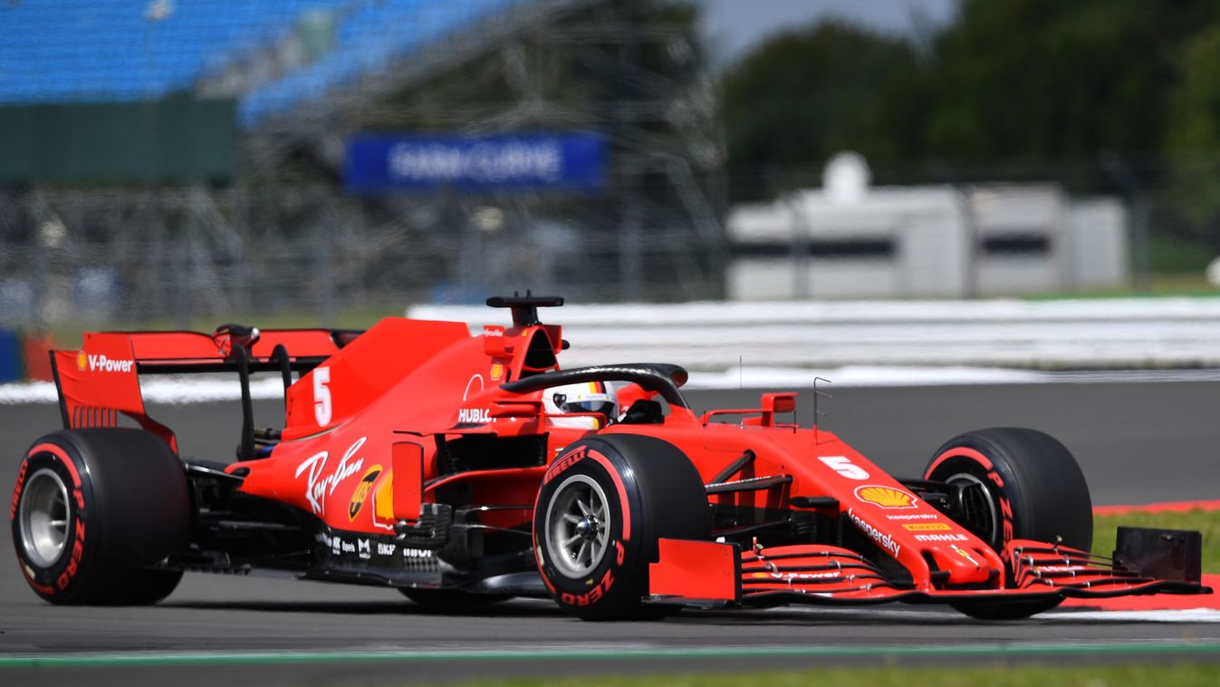 Forma-1, Brit Nagydíj, szombat, Sebastian Vettel, Ferrari 