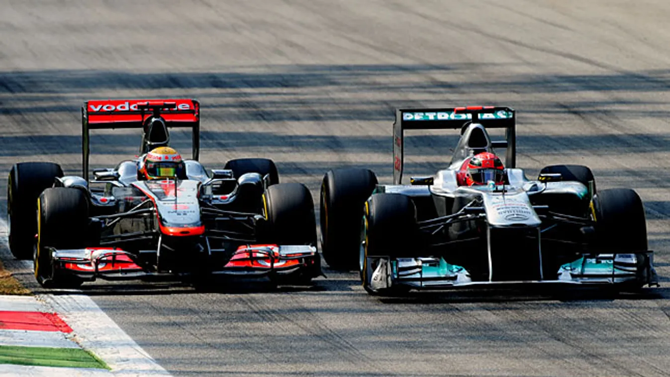 Forma-1, Lewis Hamilton, Michael Schumacher, Olasz Nagydíj 