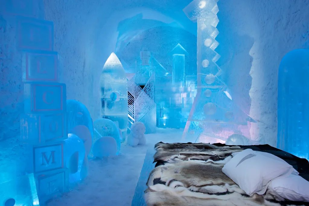 Jukkasjarvi, a svédországi jéghotel, ahol -5 fokban szállhatnak meg a vendégek, a világ leghidegebb hotele, galéria, 2023 