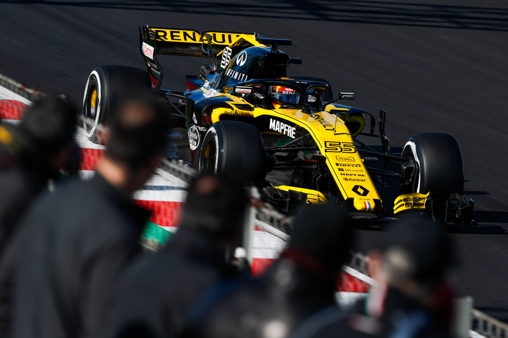 A Forma-1 előszezoni tesztje Barcelonában - 6. nap, Carlos Sainz, Renault Sport Racing 
