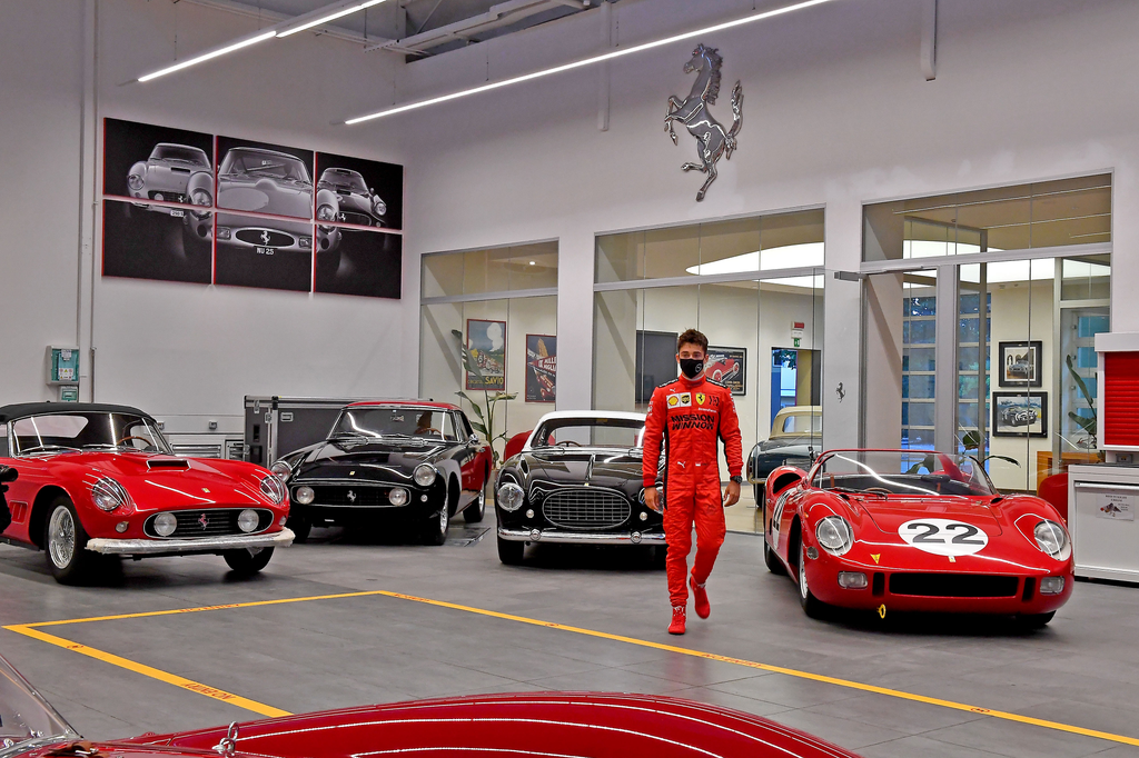 Forma-1, Charles Leclerc, Scuderia Ferrari, Maranello Ferrari gyár 