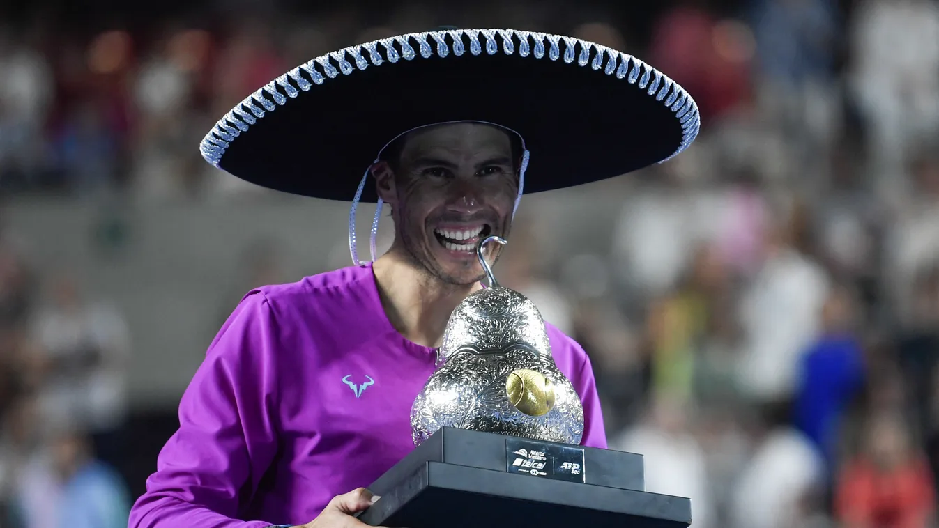 Tennis: ATP tour 2022 - Abierto Mexicano Telcel: Day 6 Horizontal, Rafael Nadal 