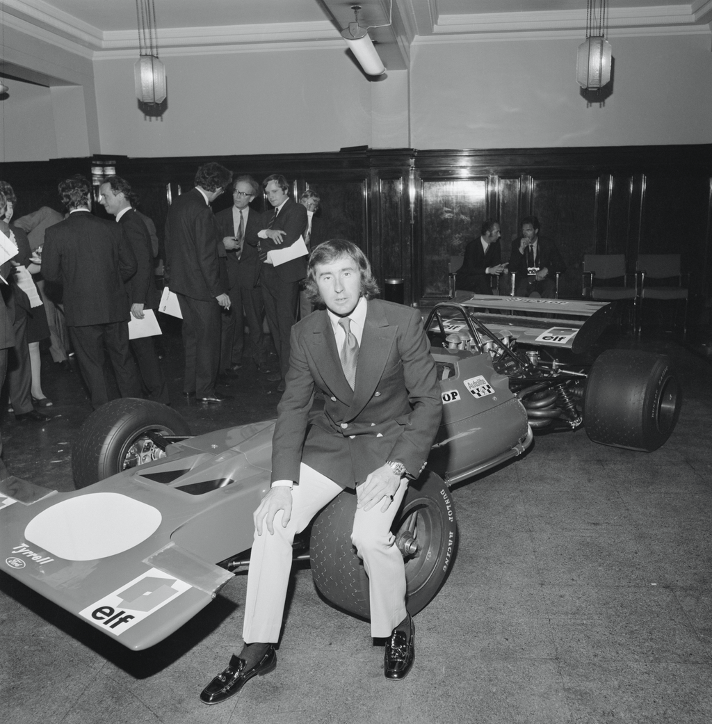 Forma-1, Jackie Stewart, Tyrrell-Ford, London 1970 bemutató 