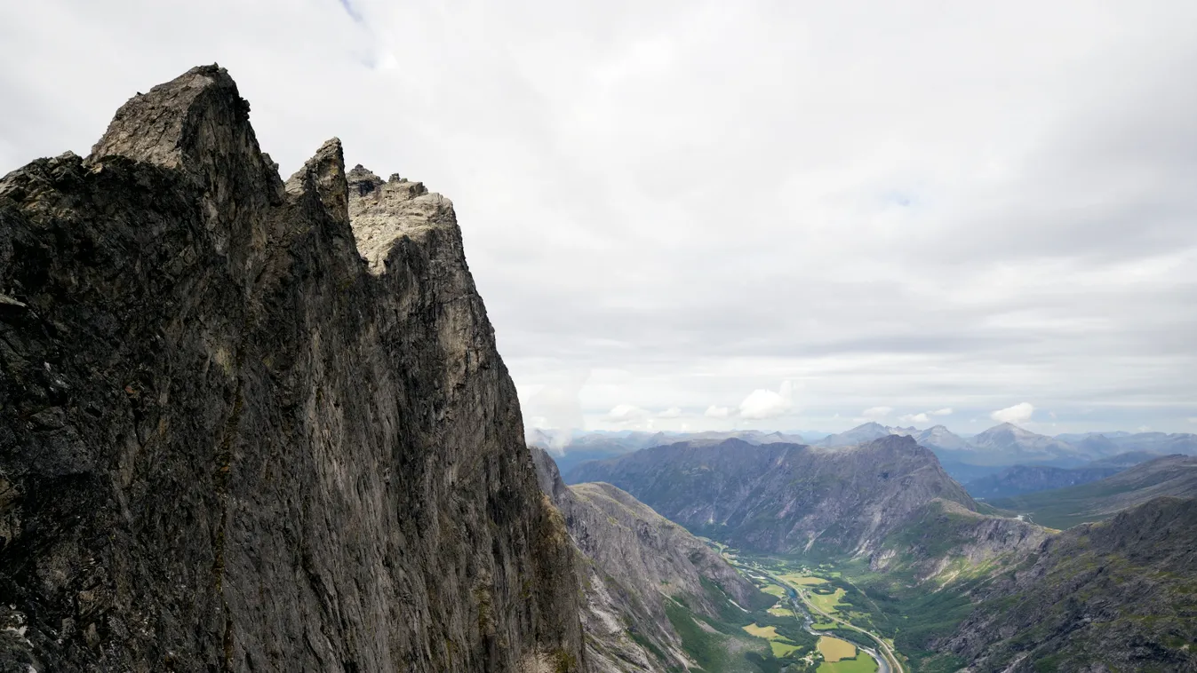 adventure CLIFF CLOUDY SKY Composition Day EMPTY EUROPE GENERAL VIEW High Angle View LANDSCAPE More Og Romsdal County MOUNTAIN NATIONAL PARK Nature No People North Europe Norway Outdoors panorama Rauma (Norway) ROCK rocky Scandinavia SUMMIT TOURISM travel