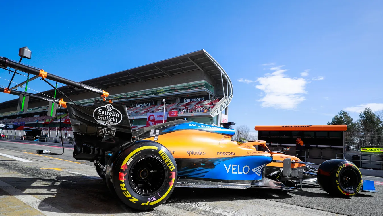 Forma-1, Lando Norris, McLaren, Barcelona teszt 5. nap 