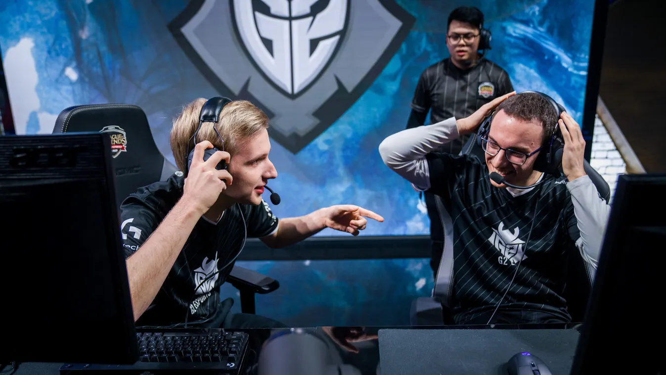 A G2 junglere Jankos és a mid laner Perkz 