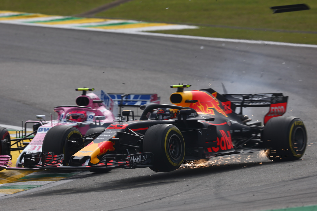 Forma-1, Max Verstappen, Esteban Ocon, Brazil Nagydíj 
