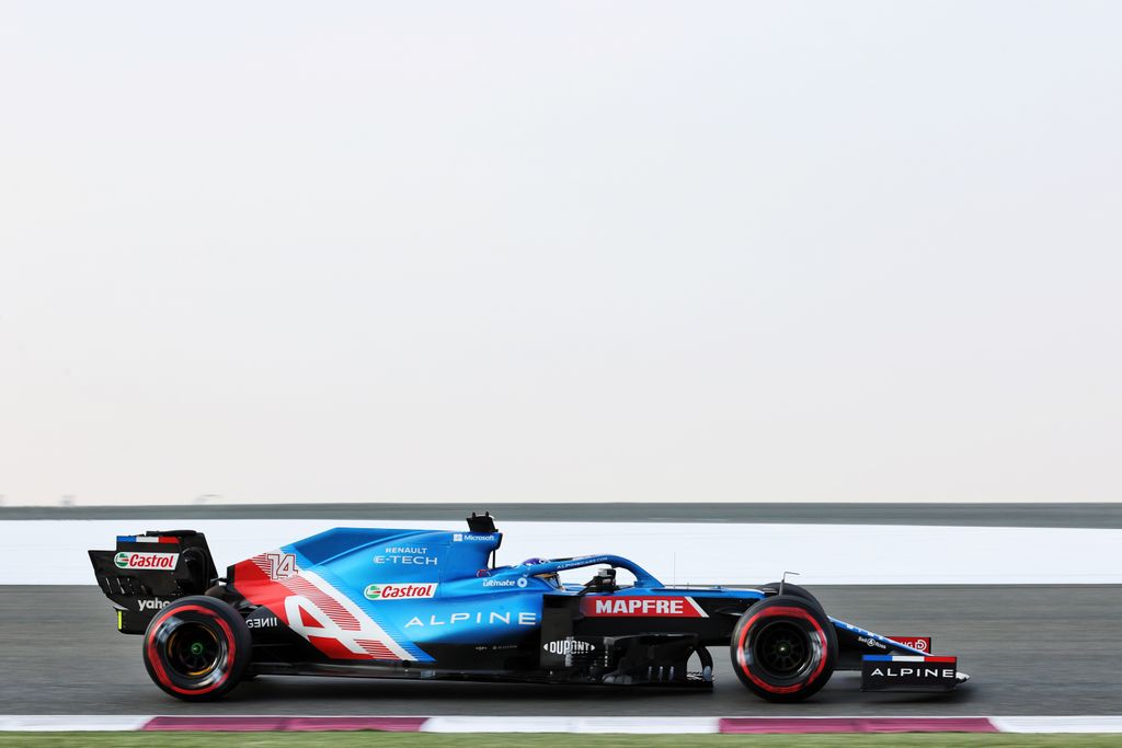 Forma-1, Fernando Alonso, Alpine, Katari Nagydíj 2021, szombat 