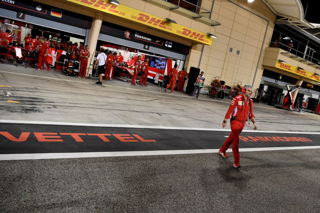 A Forma-1-es Bahreini Nagydíj szombati napja, Maurizio Arrivabene, Scuderia Ferrari 