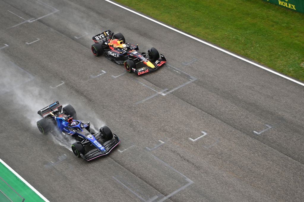 Forma-1, Alexander Albon, Williams, Max Verstappen, Red Bull, Emilia Romagna Nagydíj 2022, péntek 