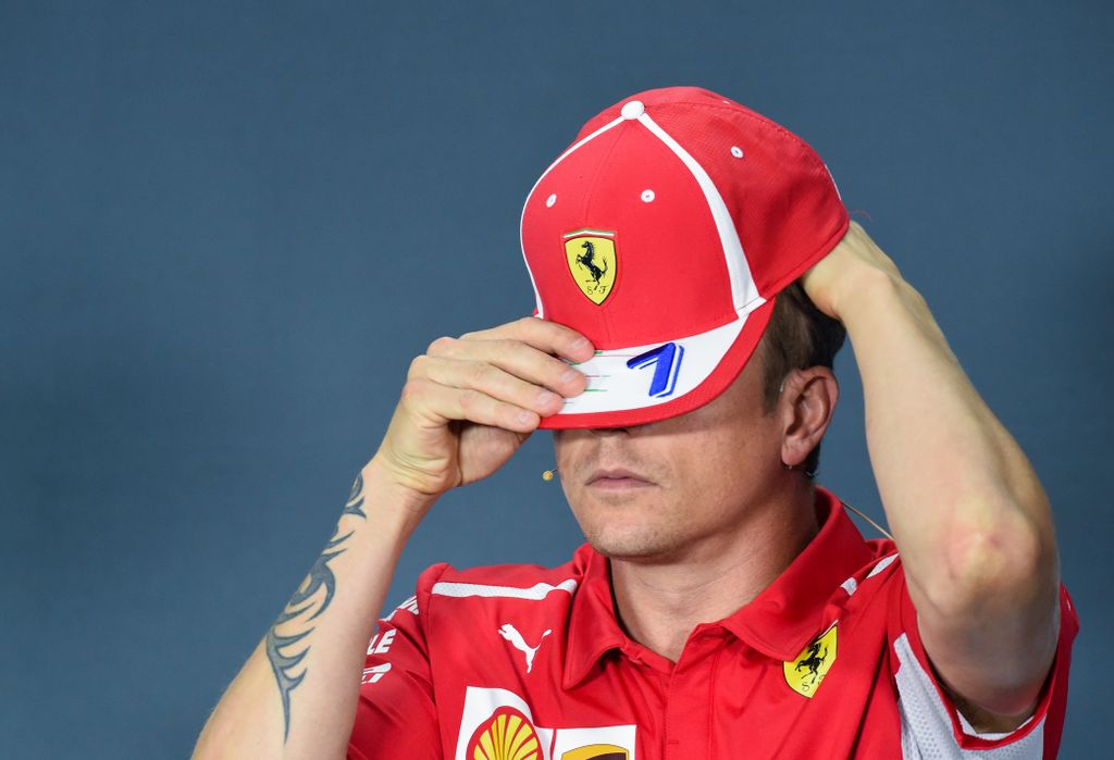 Előkészületek a Forma-1-es Szingapúri Nagydíjra, Kimi Räikkönen, Scuderia Ferrari 