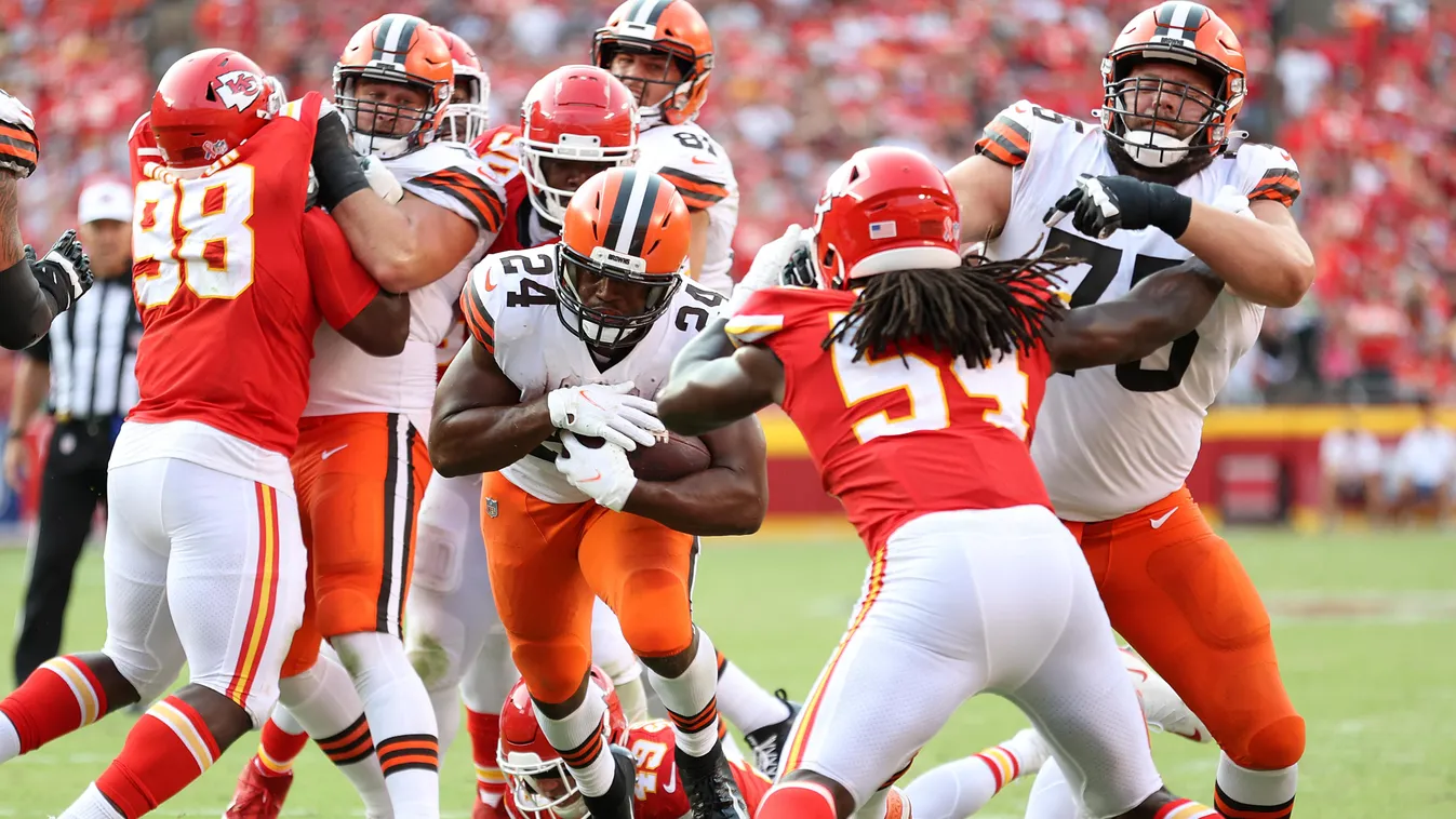 Cleveland Browns v Kansas City Chiefs GettyImageRank2 nfl Horizontal SPORT AMERICAN FOOTBALL 