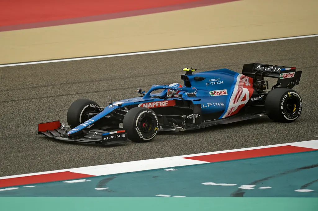 Forma-1, Esteban Ocon, Alpine, Bahrein teszt 1. nap 