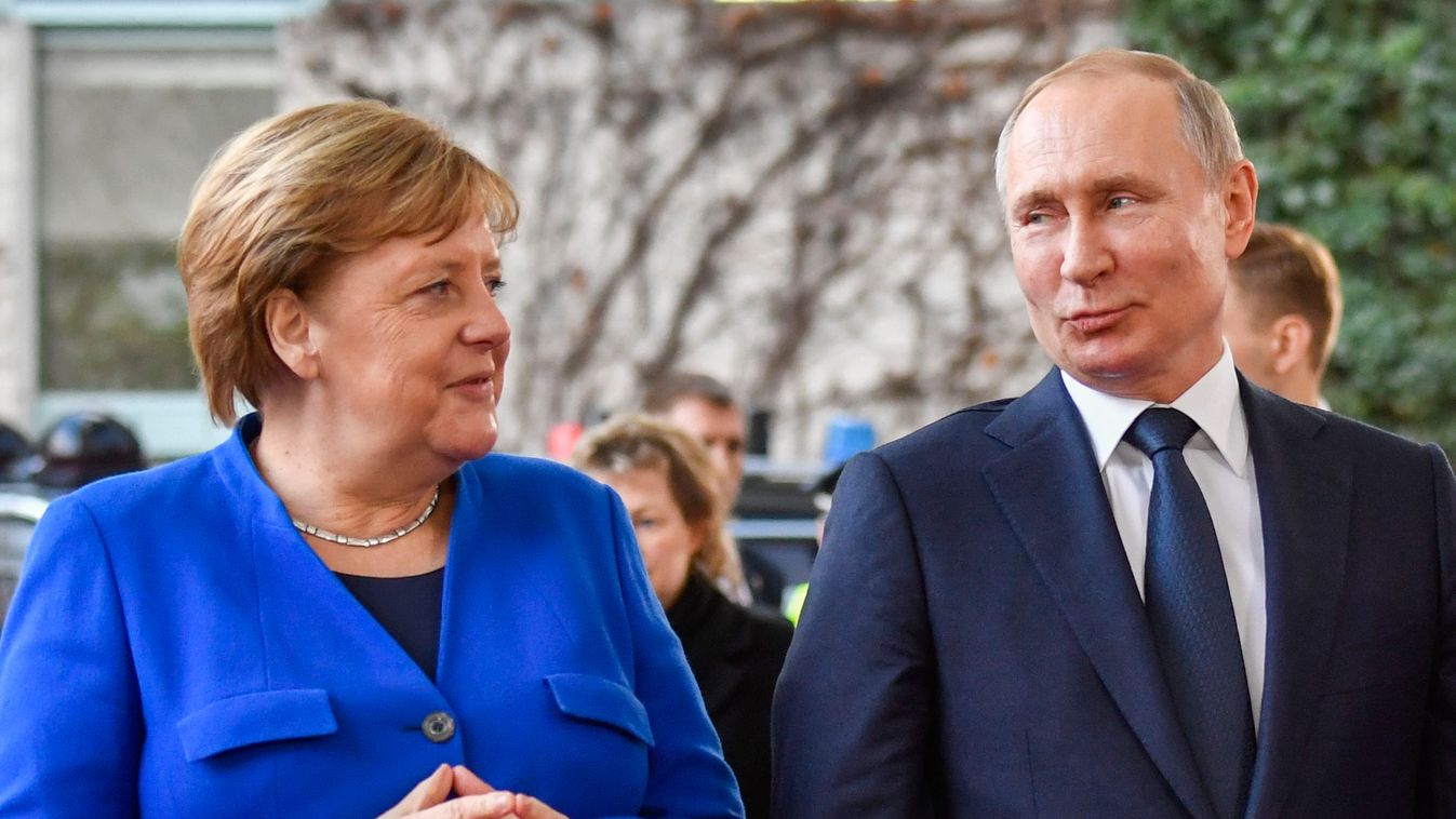 Angela Merkel, Vlagyimir Putyin 