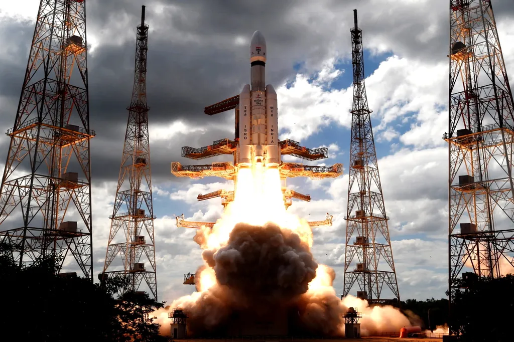 Látványos képeken az indiai holdmisszió rakétájának kilövése, galéria, 2023 