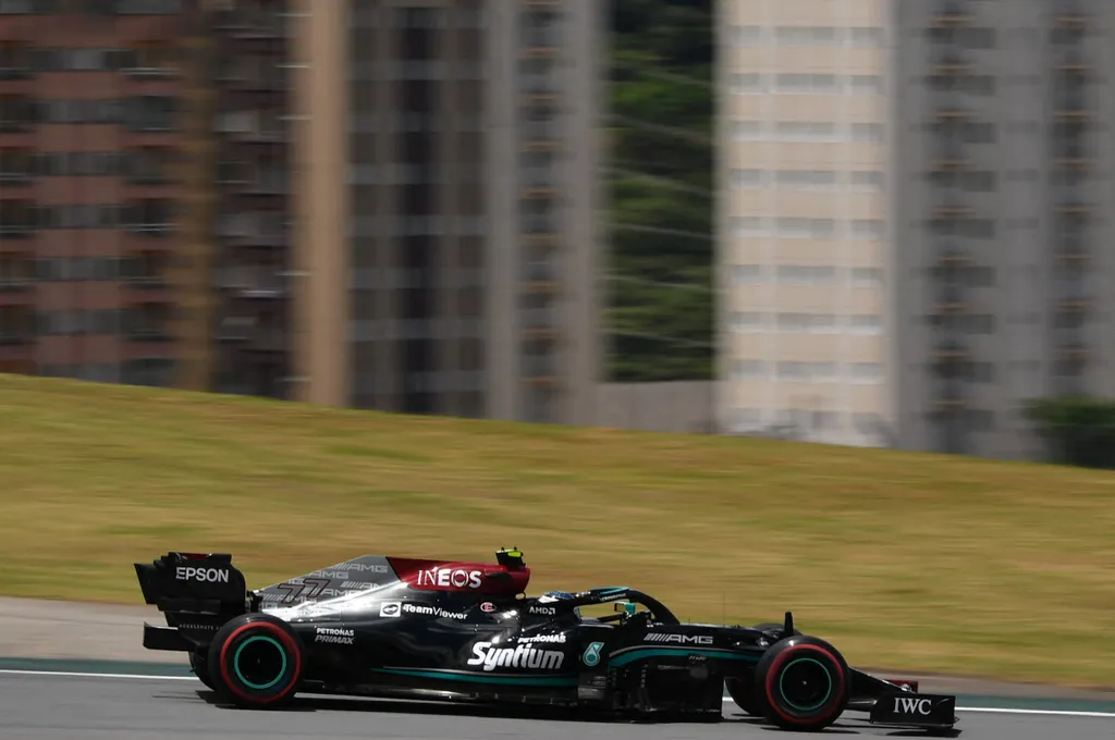 Forma-1, Valtteri Bottas, Mercedes, Sao Pauló-i Nagydíj 2021, szombat 