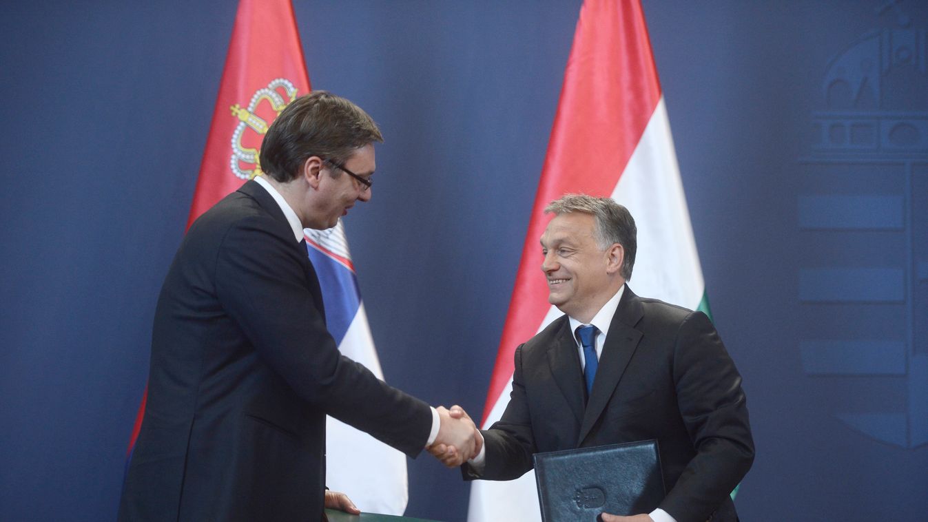 Orbán, Vucsics 