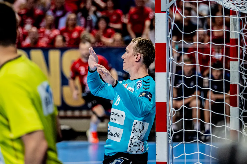 Telekom Veszprém–Aalborg HB (dán) férfi kézilabda, Bajnokok Ligája negyeddöntő, első mérkőzés, 2022.05.12. Mikael Aggefors 