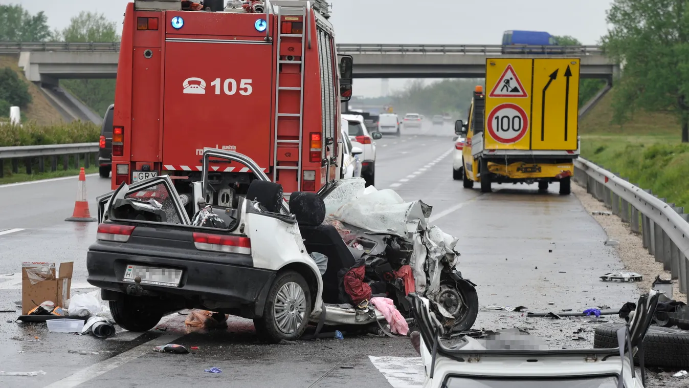 M5-ös autópálya, Újhartyán, halálos baleset 