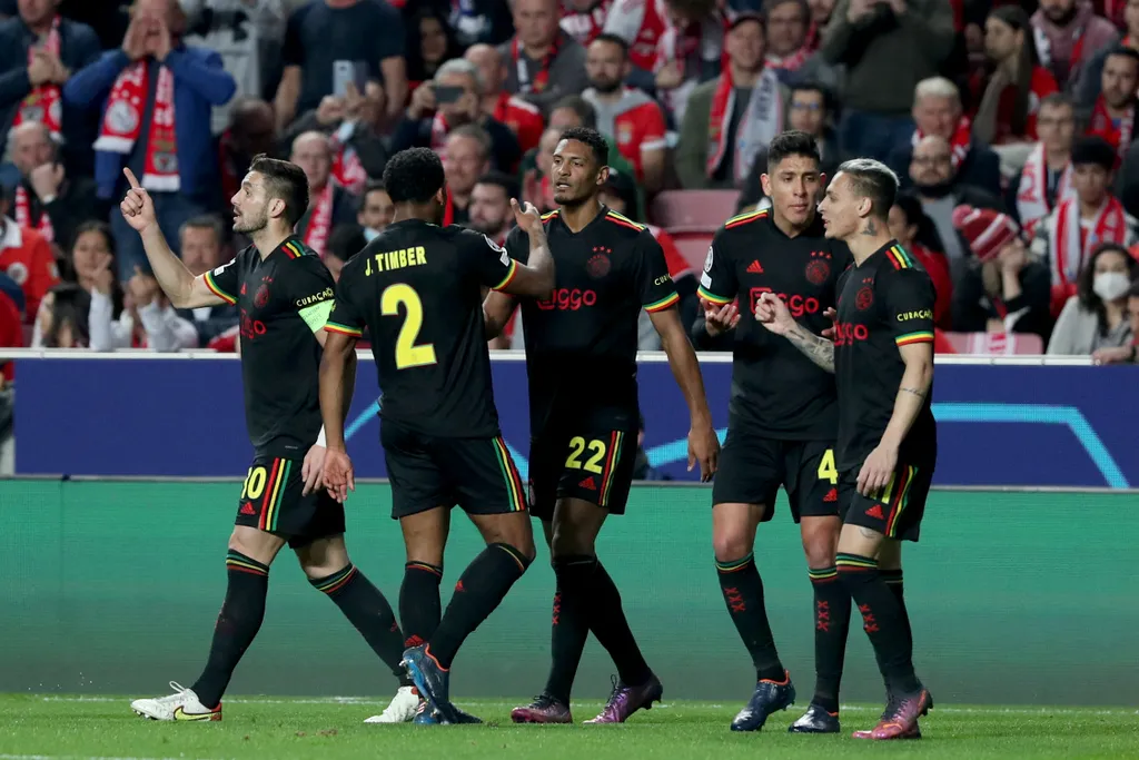 SL Benfica v AFC Ajax: Round Of Sixteen Leg One - UEFA Champions League 2022 Pedro Fiuza fiuza foto lisbon lisboa Portuguese soccer sports luz SLB Benfica Champions League Round Sixteen One Ajax netherlands sixteen leg one football match UEFA Champions Le