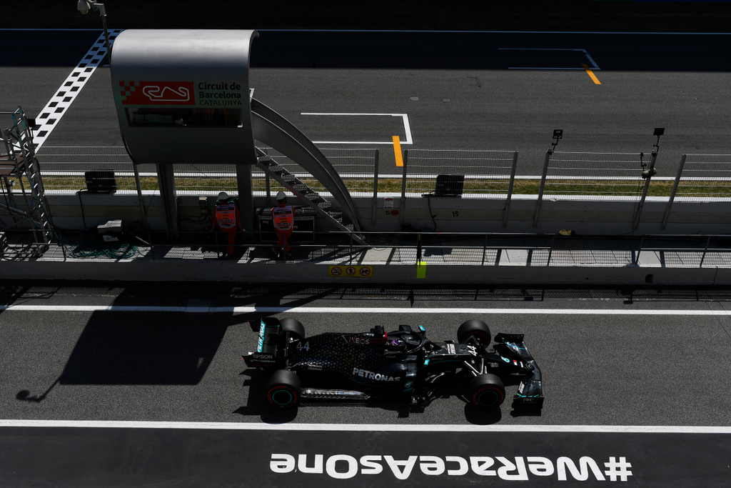Forma-1, Lewis Hamilton, Mercedes, Spanyol Nagydíj, 2020 szombat 