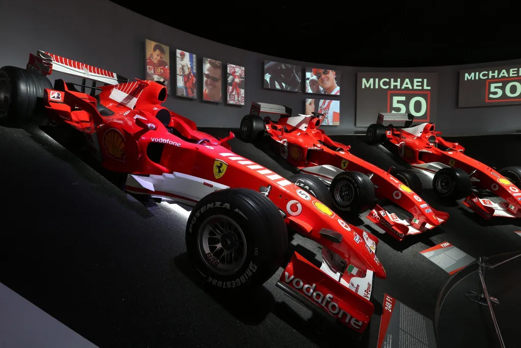 Kiállítás Michael Schumacher születésnapja alkalmából, Michael 50 nevű kiállítás 