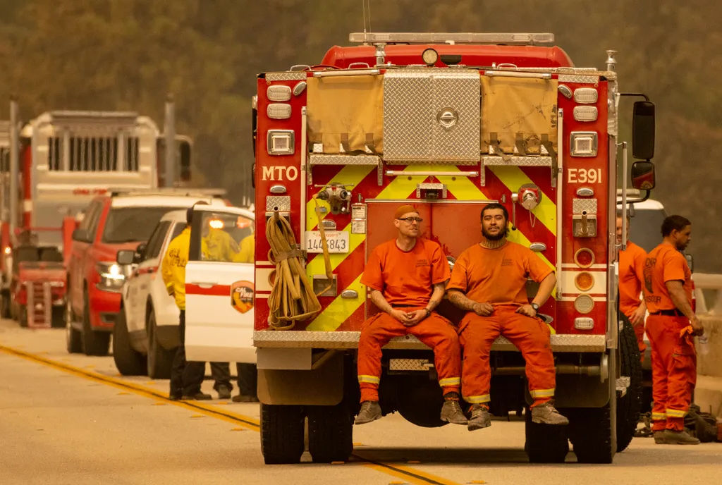 tűz, USA, Egyesült Államok, nyugati partvidék,fire Horizontal 