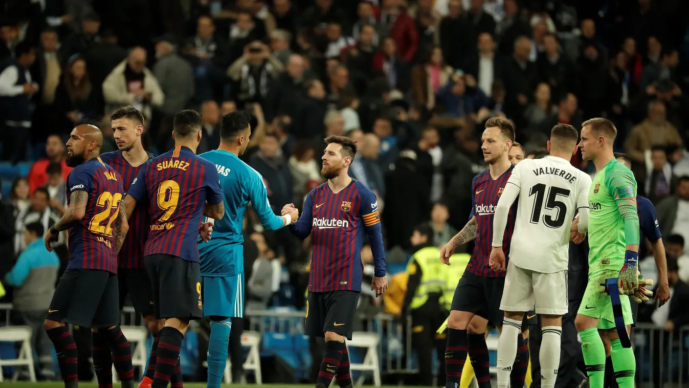 Real Madrid v Barcelona: Copa del Rey Barcelona Spain Real Madrid Santiago Bernabeu Madrid Copa del Rey 2019 