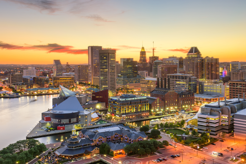 Városok, ahol fizetnek, hogy ott élj
Baltimore USA 