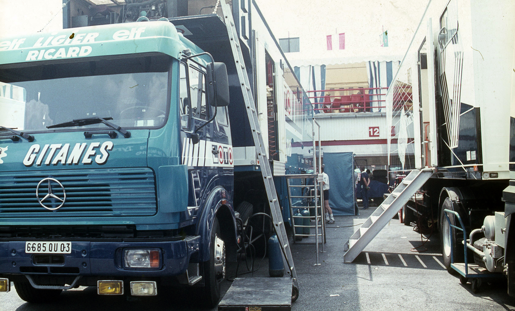 1. Magyar Nagydíj, Ligier-Renault kamion 